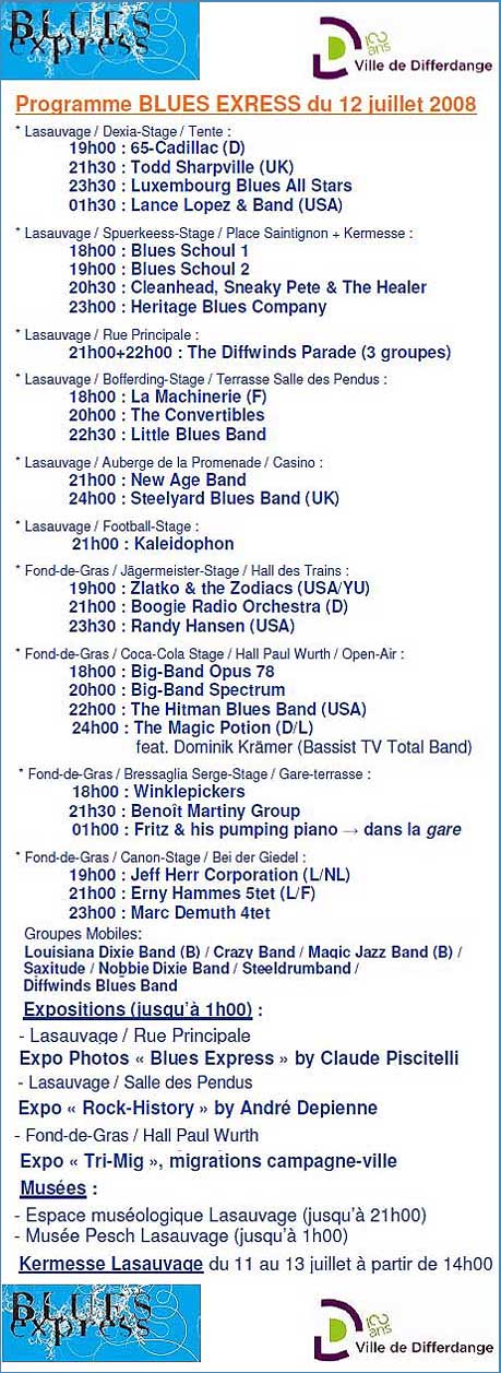 Blues Express Differdange (Luxemburg)